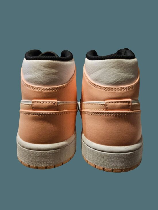 Nike Air Jordan 1 Mid White/Crimson Tint/Arctic Orange/Black Sneakers Men 9.5 main image 8